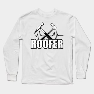 Roofer Heart Frequency Long Sleeve T-Shirt